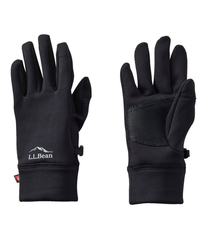 L.L.Bean Women's Primaloft Therma-Stretch Fleece Gloves Black