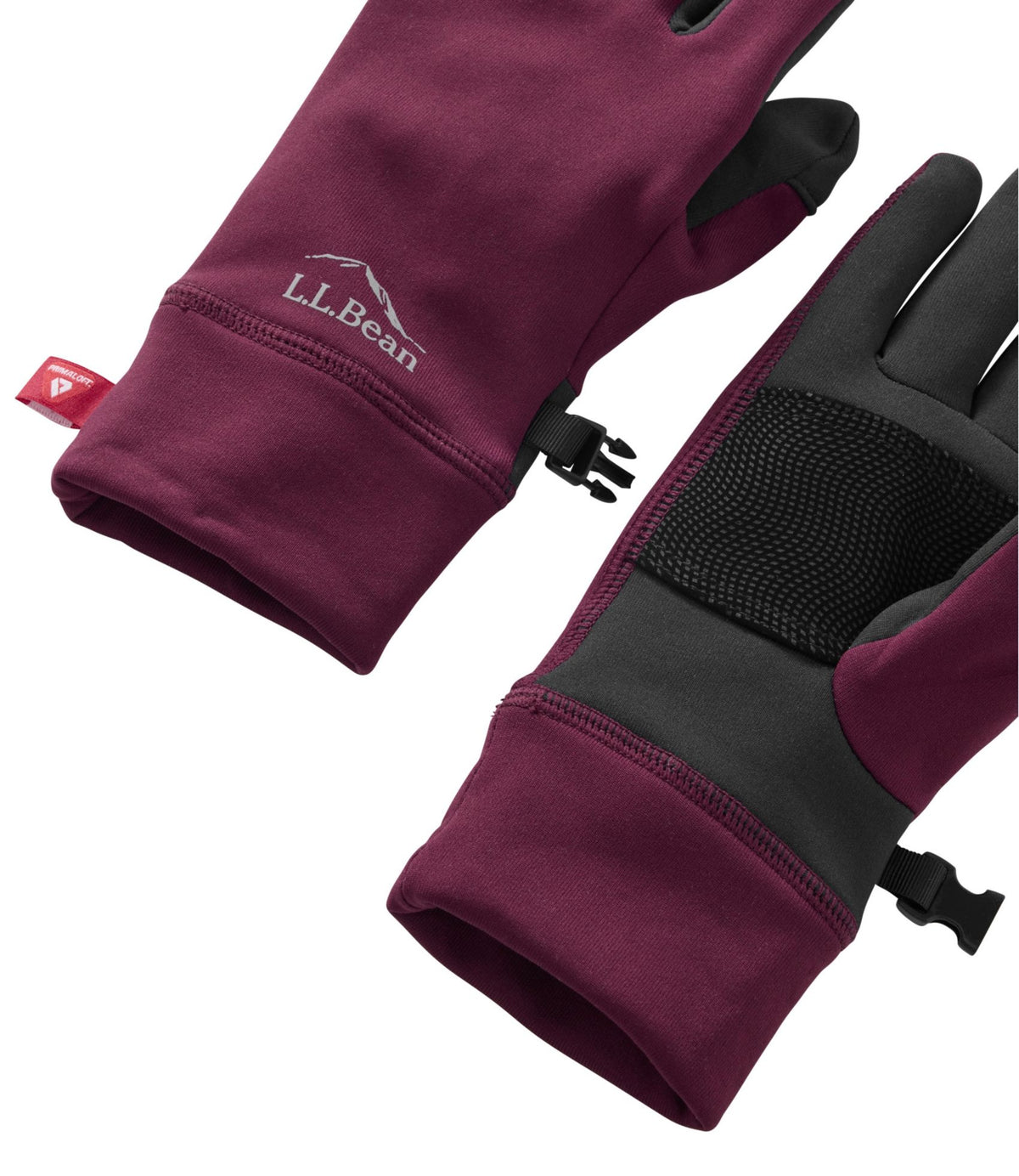 L.L.Bean Women's Primaloft Therma-Stretch Fleece Gloves Black