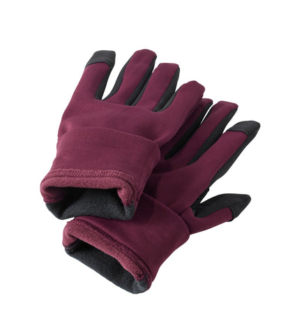 L.L.Bean Women's Primaloft Therma-Stretch Fleece Gloves Black