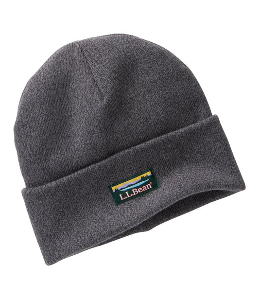 L.L.Bean Adults' L.L.Beanie, Solid Charcoal Heather