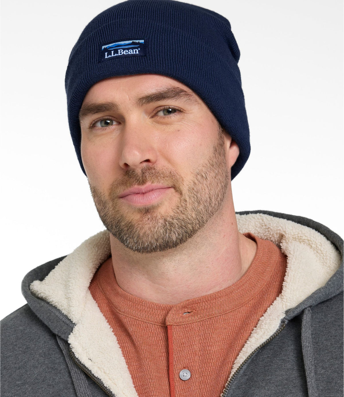 L.L.Bean Adults' L.L.Beanie, Solid Charcoal Heather