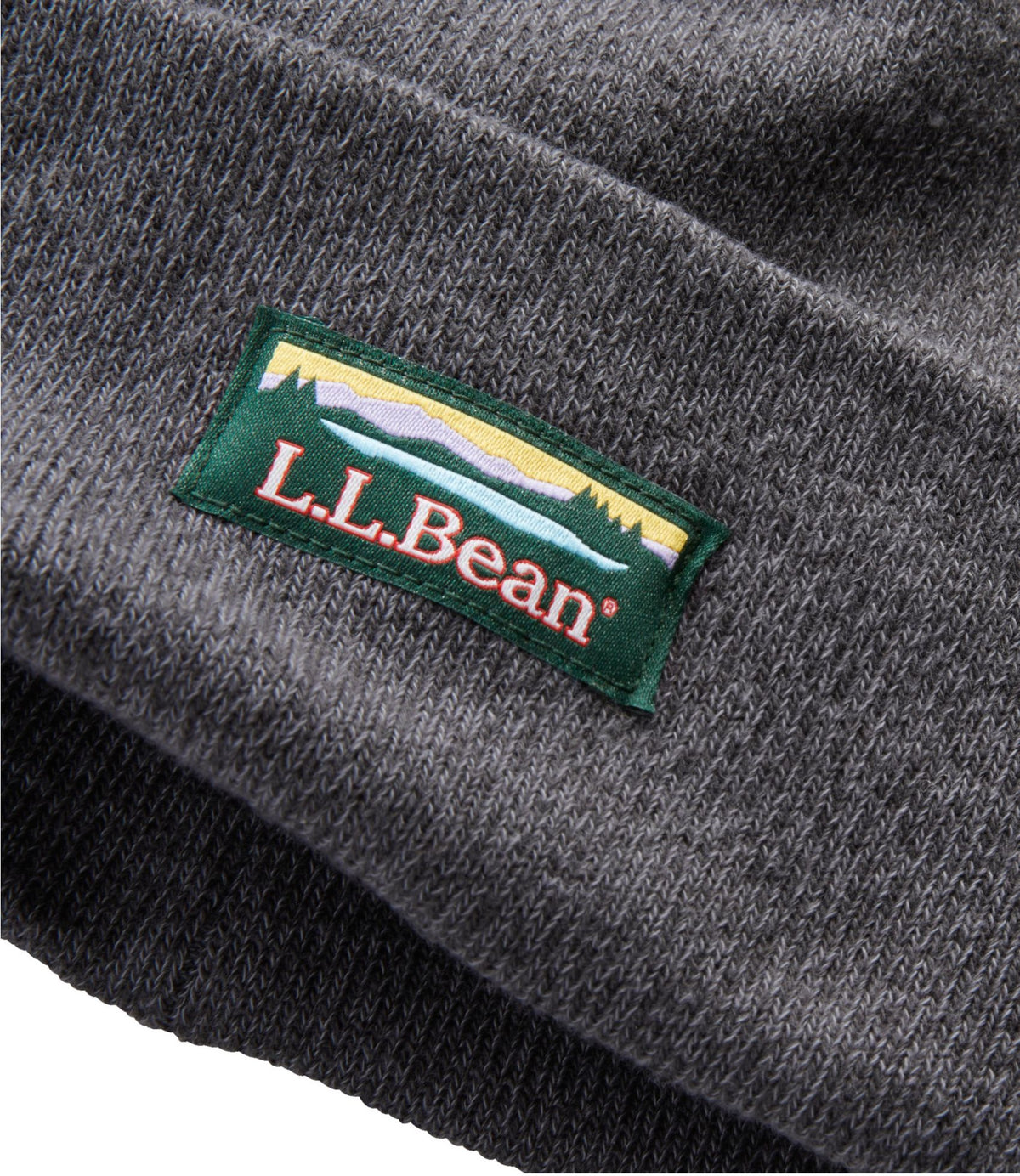 L.L.Bean Adults' L.L.Beanie, Solid Charcoal Heather