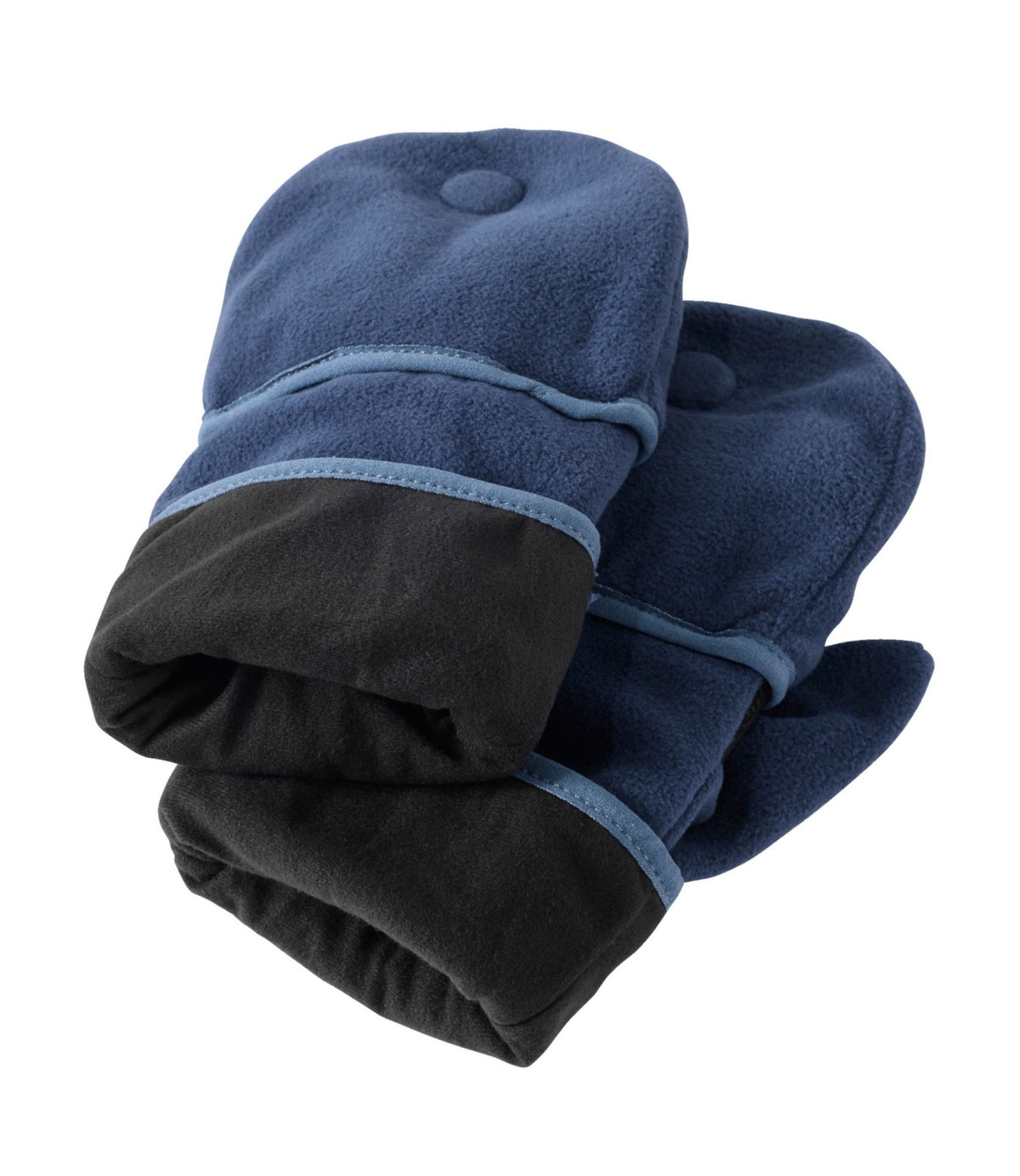L.L.Bean Adults' L.L.Bean Access Fleece Convertible Mitten Nautical Navy/Vintage Indigo