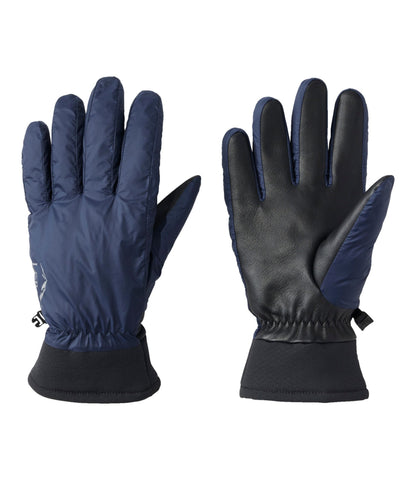 L.L.Bean Adults' Waterproof 650 Down Gloves Carbon Navy
