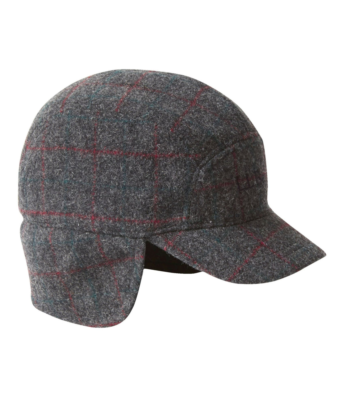 L.L.Bean Adults' Maine Guide Wool Cap with PrimaLoft, Plaid Malone