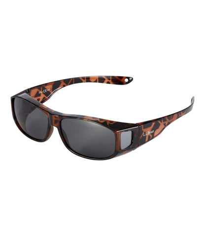L.L.Bean L.L.Bean Sport Over The Glasses Polarized Sunglasses Shiny Dark Demi