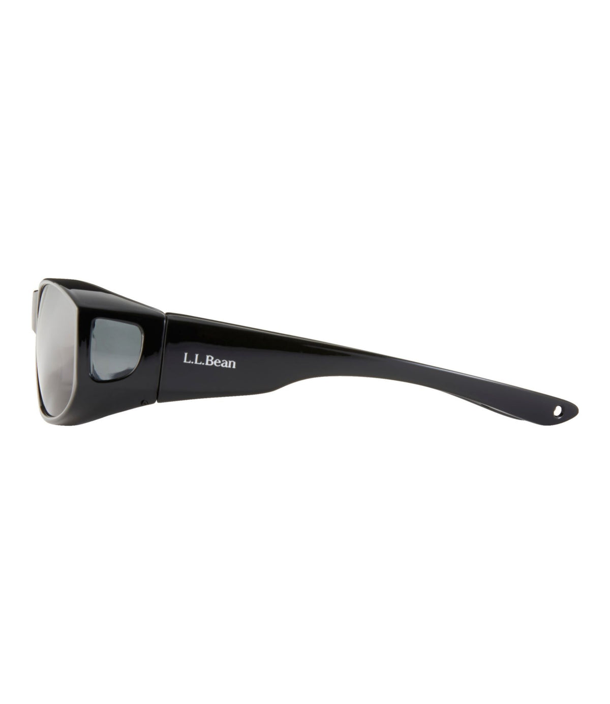 L.L.Bean L.L.Bean Sport Over The Glasses Polarized Sunglasses Shiny Dark Demi