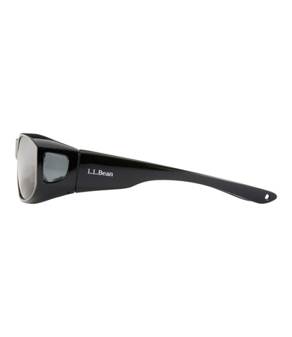 L.L.Bean L.L.Bean Sport Over The Glasses Polarized Sunglasses Shiny Dark Demi