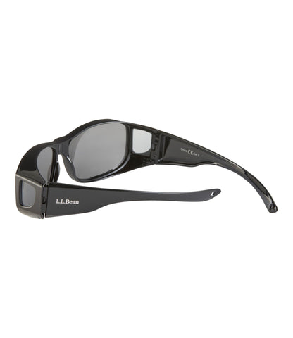 L.L.Bean L.L.Bean Sport Over The Glasses Polarized Sunglasses Shiny Dark Demi