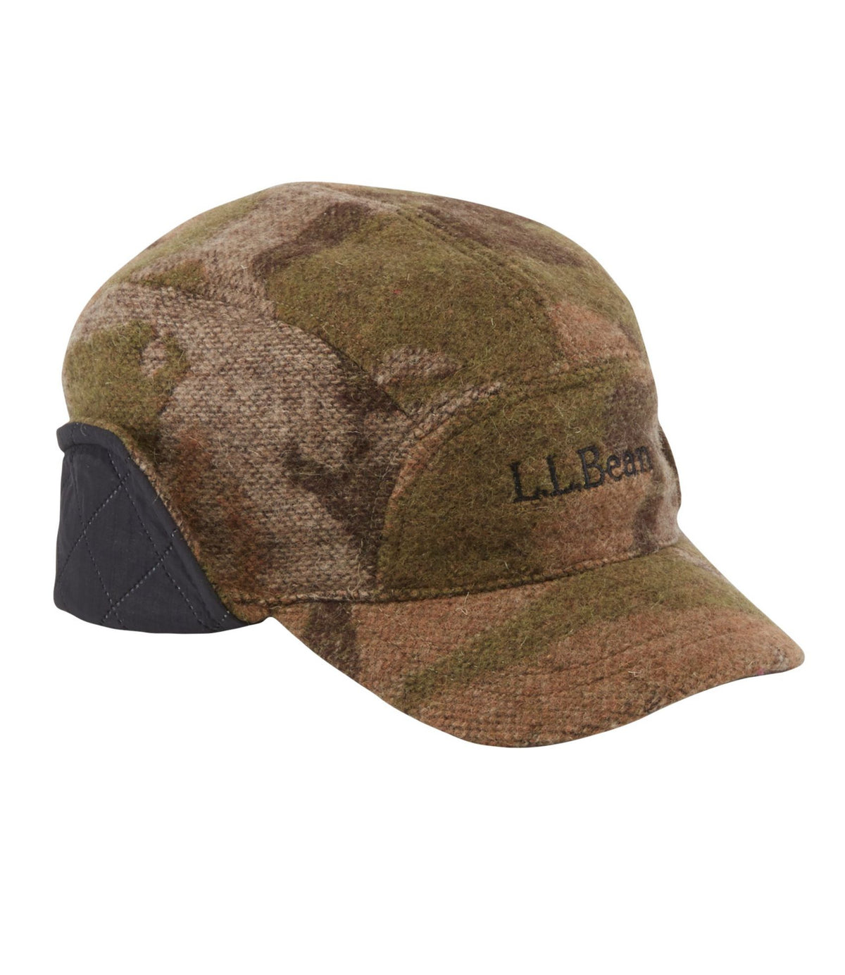 L.L.Bean Adults' Maine Guide Wool Cap with PrimaLoft, Camouflage Camo