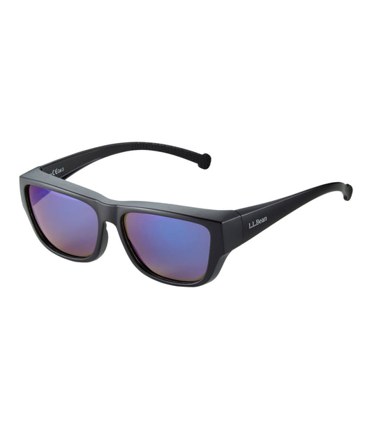 L.L.Bean L.L.Bean Classic Over The Glasses Polarized Sunglasses Matte Black