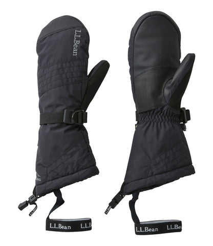 L.L.Bean Women's L.L.Bean GORE-TEX PrimaLoft Ski Mittens Black