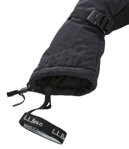 L.L.Bean Women's L.L.Bean GORE-TEX PrimaLoft Ski Mittens Black