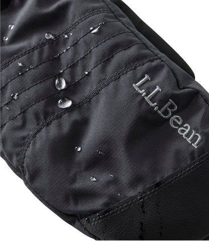L.L.Bean Women's L.L.Bean GORE-TEX PrimaLoft Ski Mittens Black