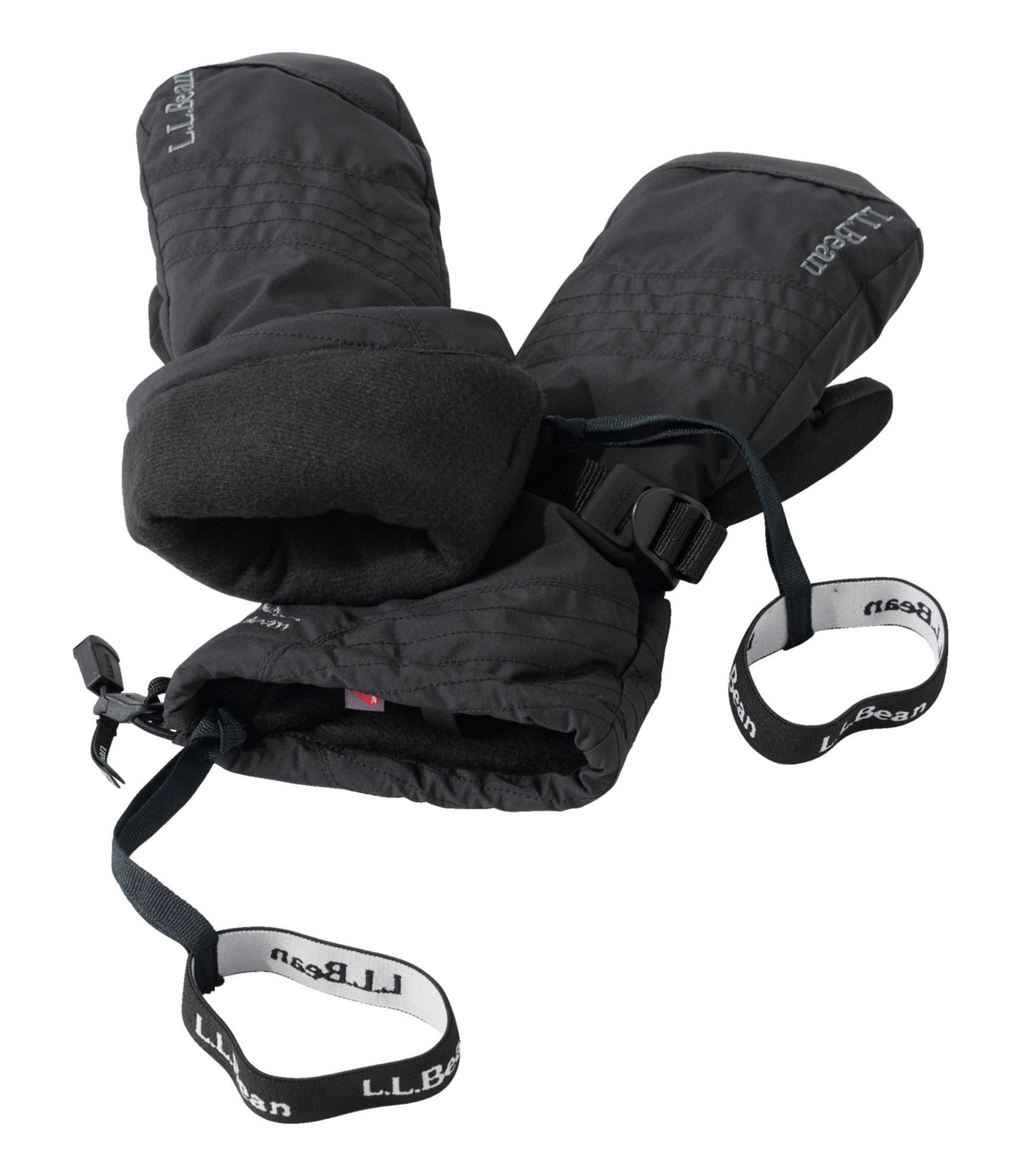 L.L.Bean Women's L.L.Bean GORE-TEX PrimaLoft Ski Mittens Black