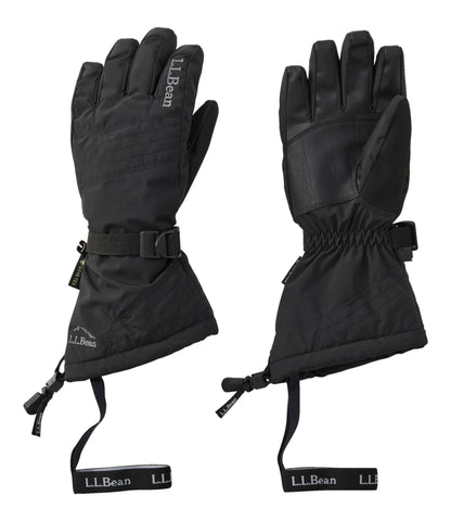 L.L.Bean Women's L.L.Bean GORE-TEX PrimaLoft Ski Gloves Black