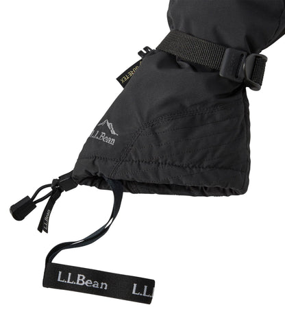 L.L.Bean Women's L.L.Bean GORE-TEX PrimaLoft Ski Gloves Black