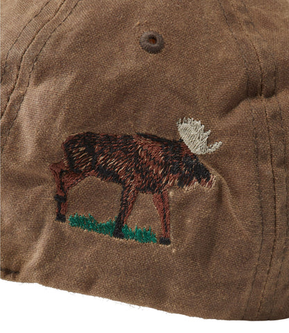 L.L.Bean Adults' MIF&W Waxcloth Hat, Moose Brown