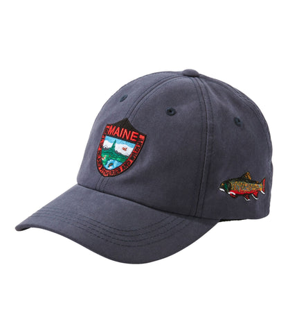 L.L.Bean Adults' MIF&W Baseball Cap, Brook Trout Blue