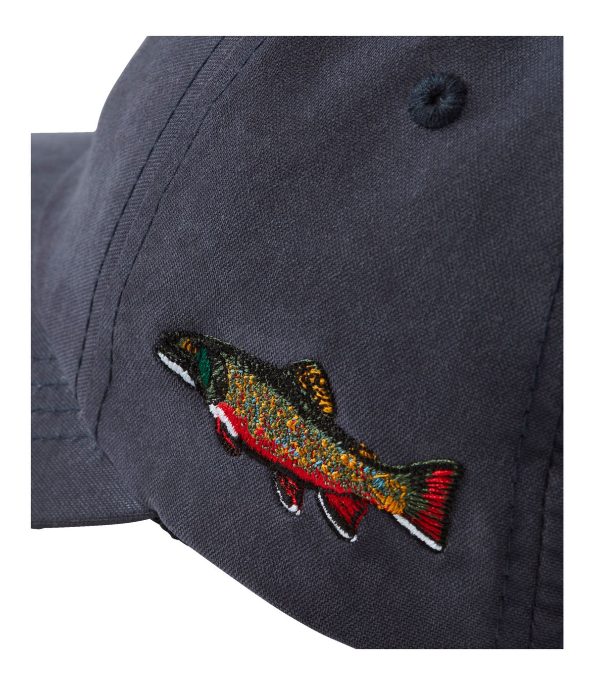 L.L.Bean Adults' MIF&W Baseball Cap, Brook Trout Blue