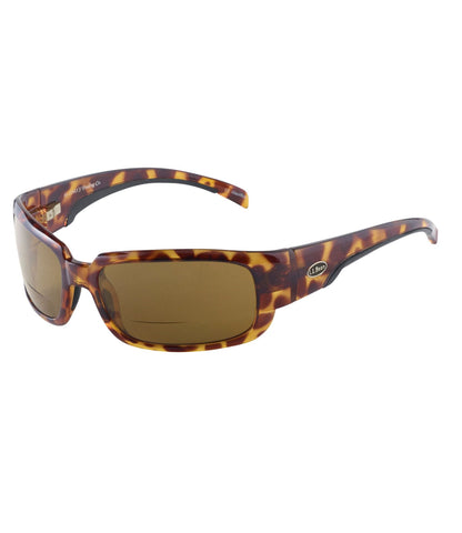 L.L.Bean Adults' Polarized Performance Bifocals, Extra-Large Tortoise/Amber