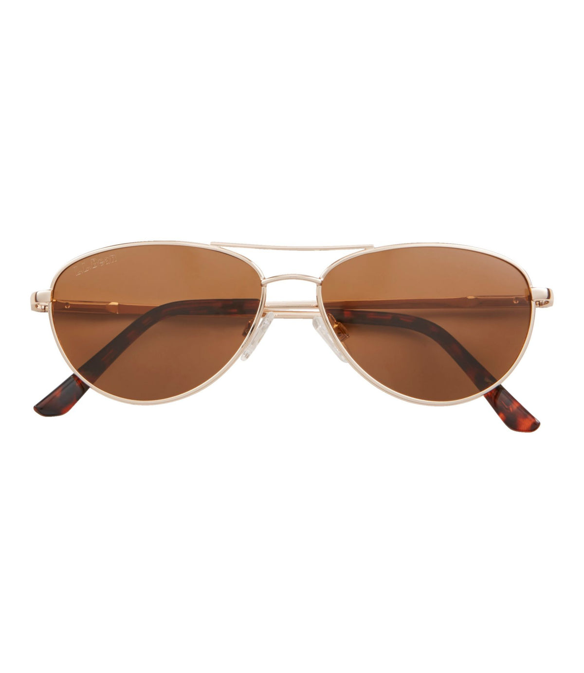 L.L.Bean Adults' L.L.Bean Rye Polarized Sunglasses Gold/Brown