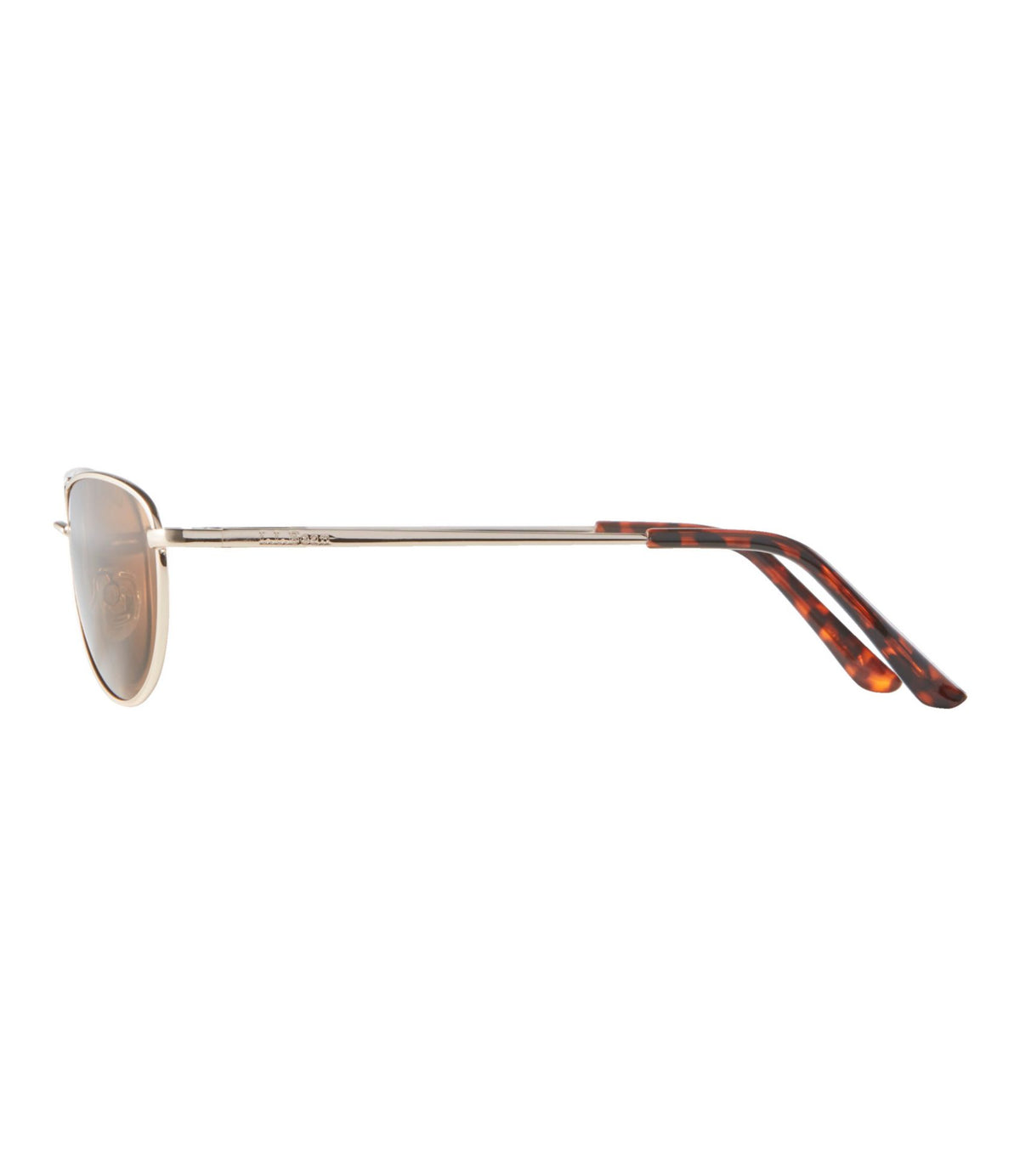 L.L.Bean Adults' L.L.Bean Rye Polarized Sunglasses Gold/Brown