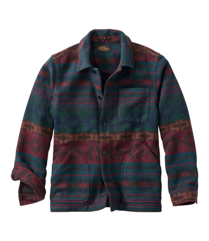 L.L.Bean Men's Signature Jacquard Shirt Jac Deep Rosewood