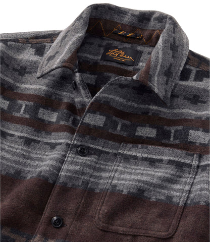 L.L.Bean Men's Signature Jacquard Shirt Jac Deep Rosewood