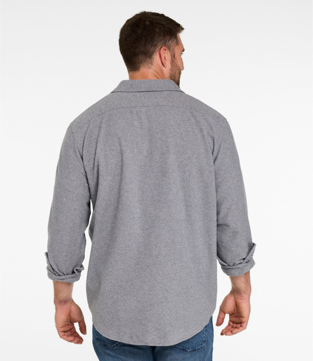 L.L.Bean Men's 1933 Chamois Cloth Shirt, Slim Fit Barley