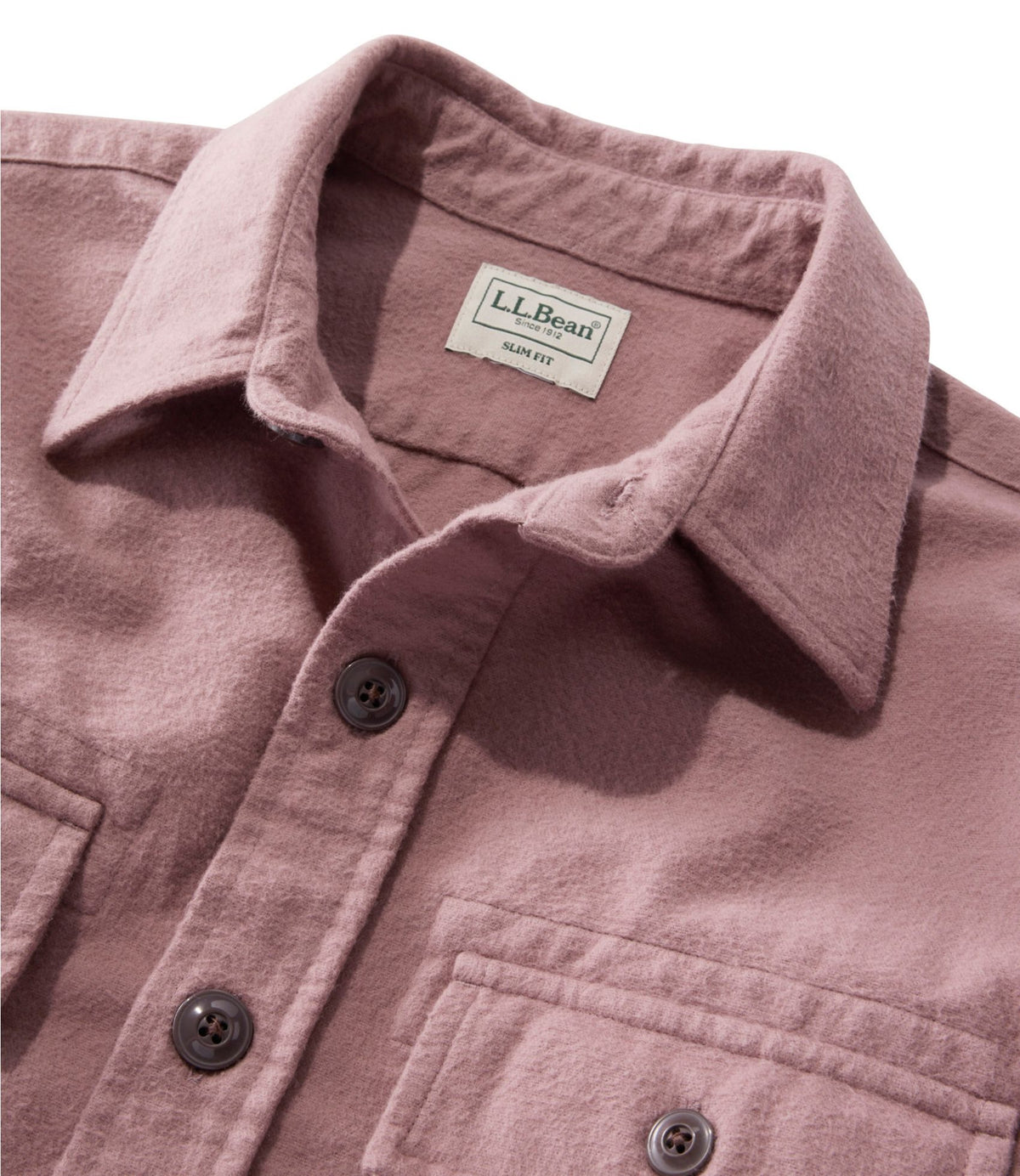 L.L.Bean Men's 1933 Chamois Cloth Shirt, Slim Fit Barley