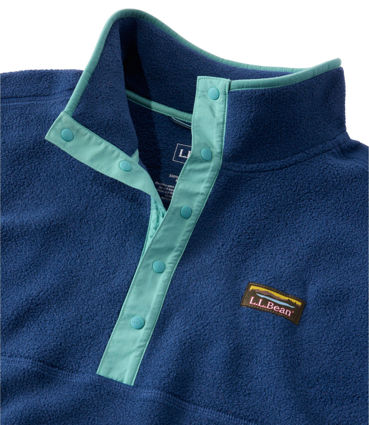 L.L.Bean Men's Mountain Classic Fleece Pullover Clay Heather
