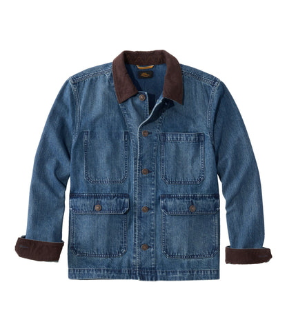 L.L.Bean Men's Signature Double L® Denim Barn Coat Vintage Medium