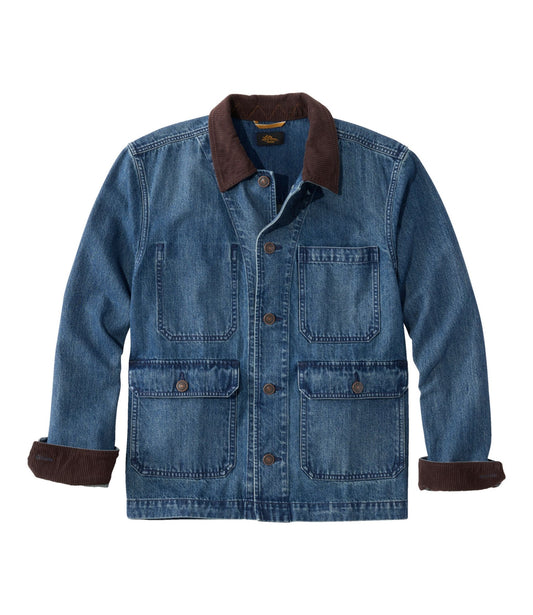 L.L.Bean Men's Signature Double L® Denim Barn Coat Vintage Medium