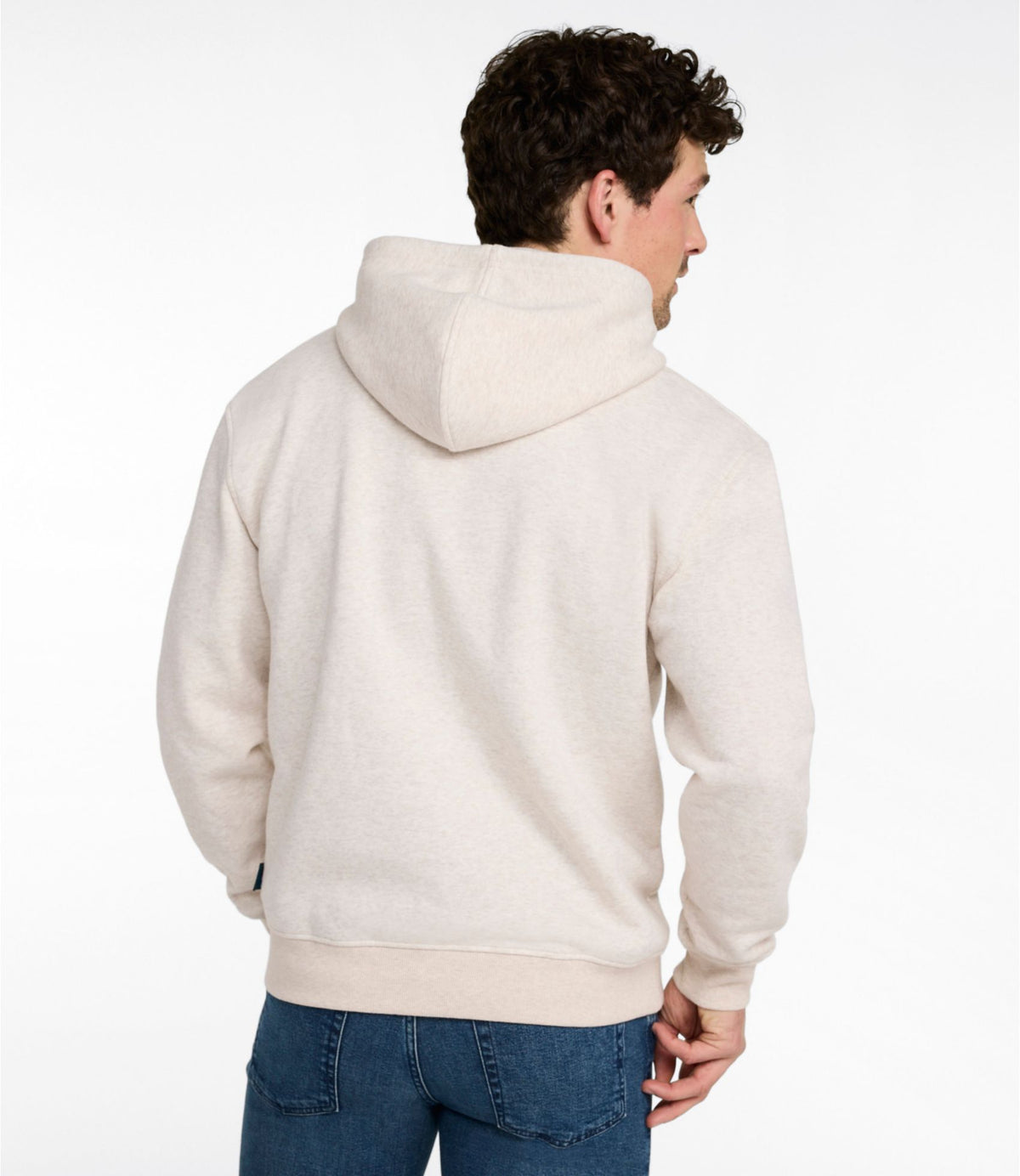 L.L.Bean Men's Mountain Classic Hoodie Classic Navy Katahdin Logo