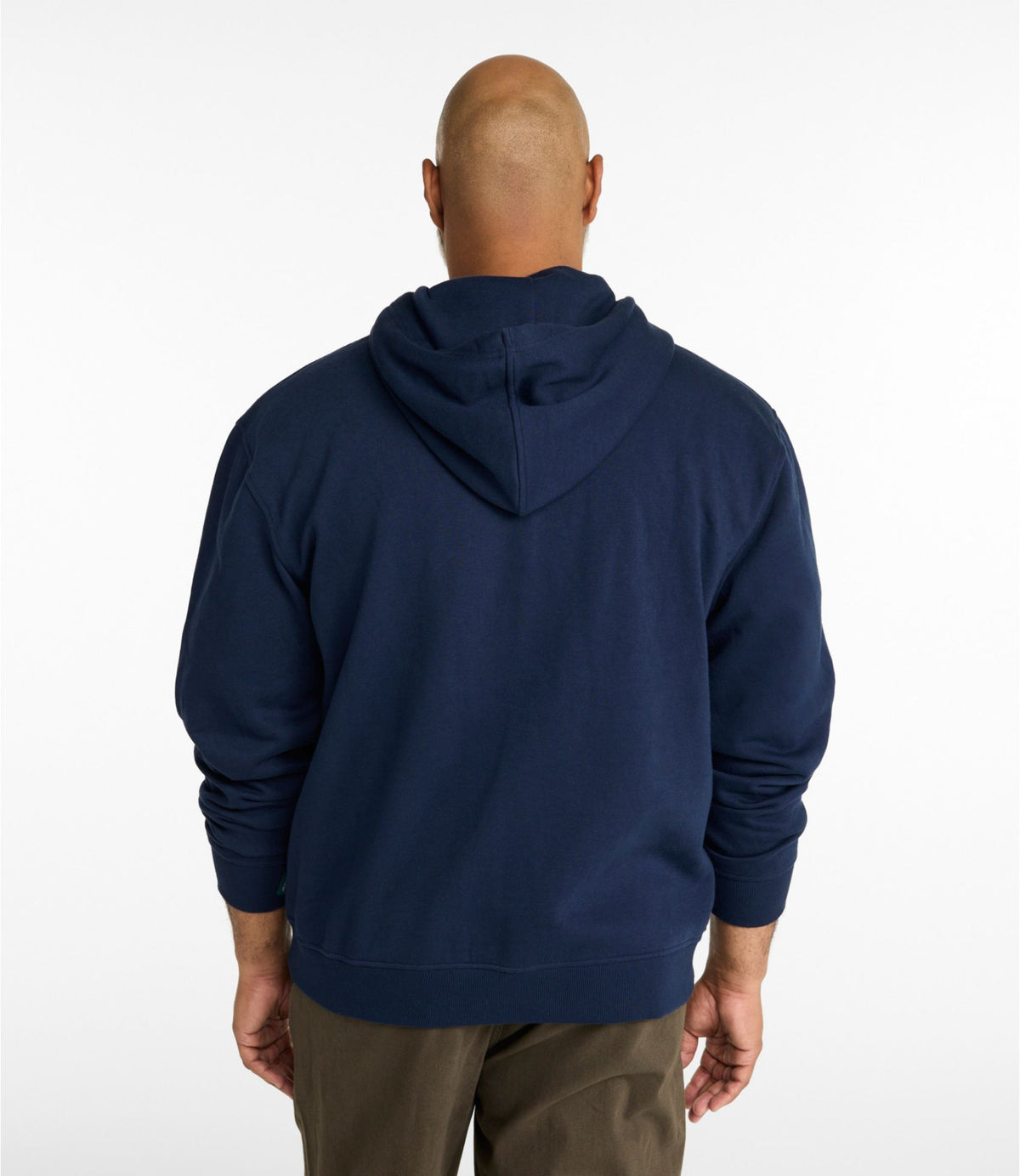L.L.Bean Men's Mountain Classic Hoodie Classic Navy Katahdin Logo