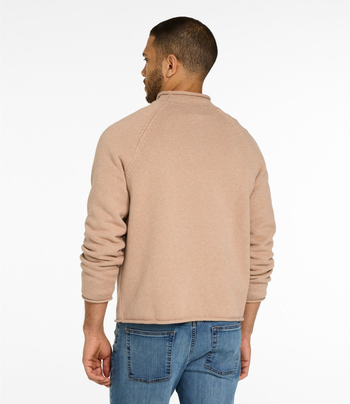 L.L.Bean Men's The Original Double L® Rollneck Sweater Fig