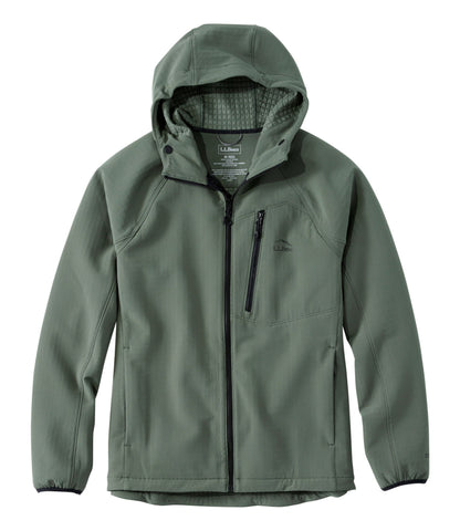 L.L.Bean Men's STORMEGA™ Softshell Hoodie Thyme