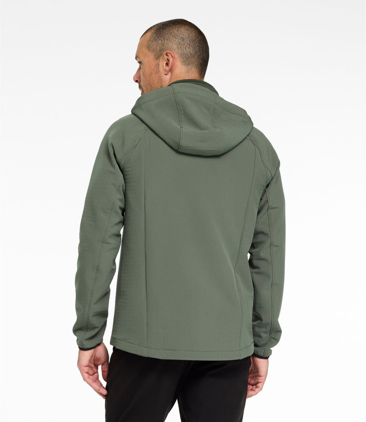L.L.Bean Men's STORMEGA™ Softshell Hoodie Thyme