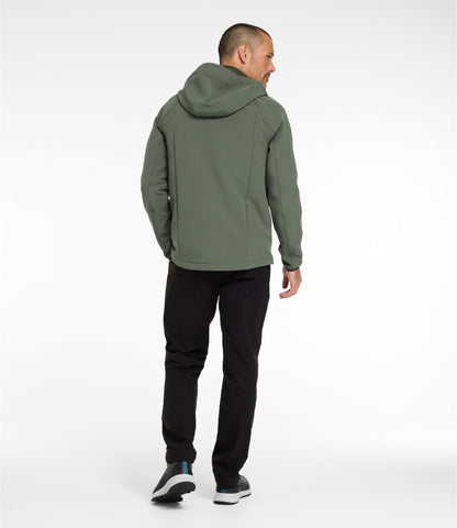 L.L.Bean Men's STORMEGA™ Softshell Hoodie Thyme