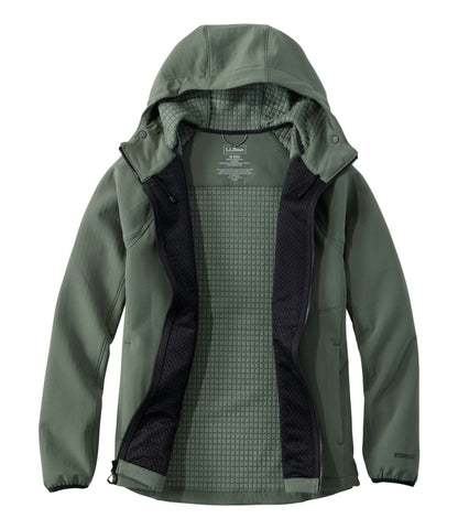 L.L.Bean Men's STORMEGA™ Softshell Hoodie Thyme