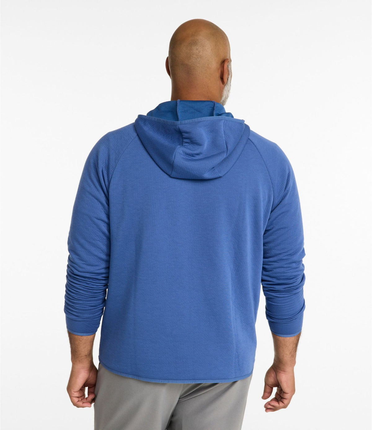 L.L.Bean Men's VentureTek 1/4 Zip Hoodie Dark Cinder