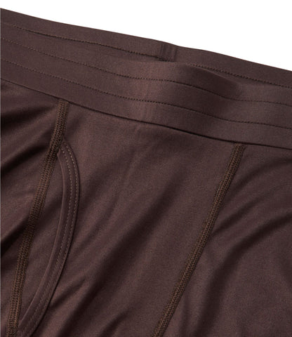 L.L.Bean Men's L.L.Bean Synthetic Silk Base Layer Pants Deepest Brown
