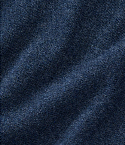 L.L.Bean Men's All Seasons Cotton Blend Sweater, Long-Sleeve Polo Classic Navy Heather