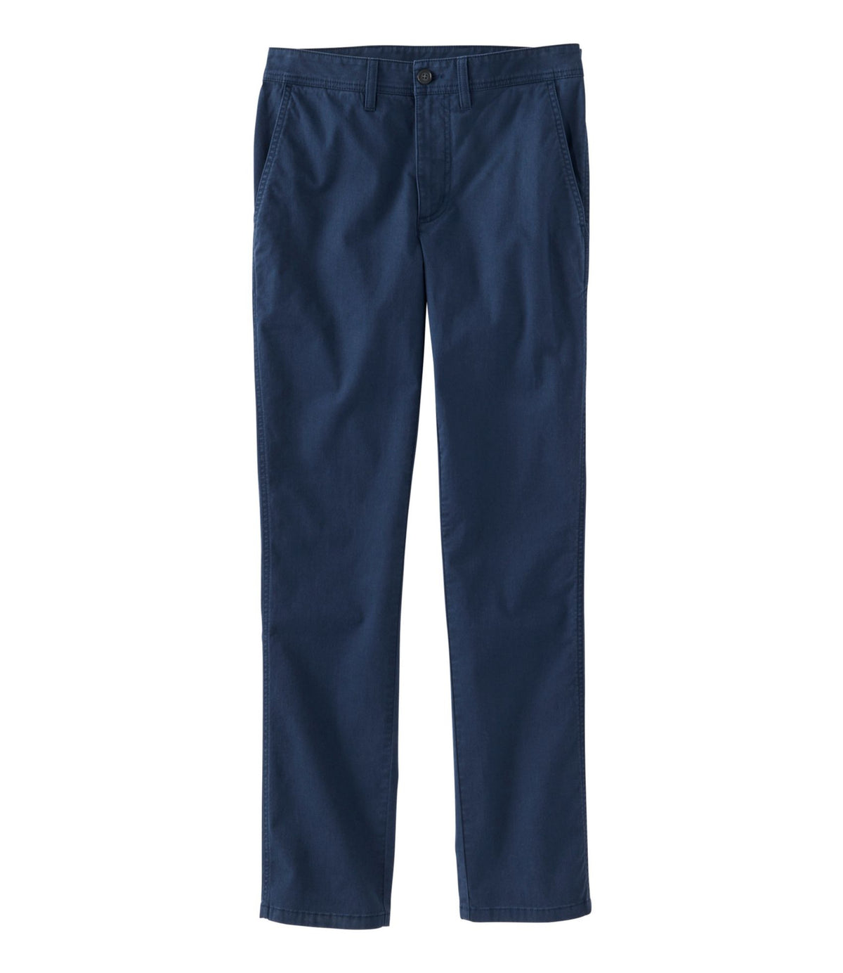 L.L.Bean Men's Sunwashed Khaki Pants, Slim Fit Carbon Navy