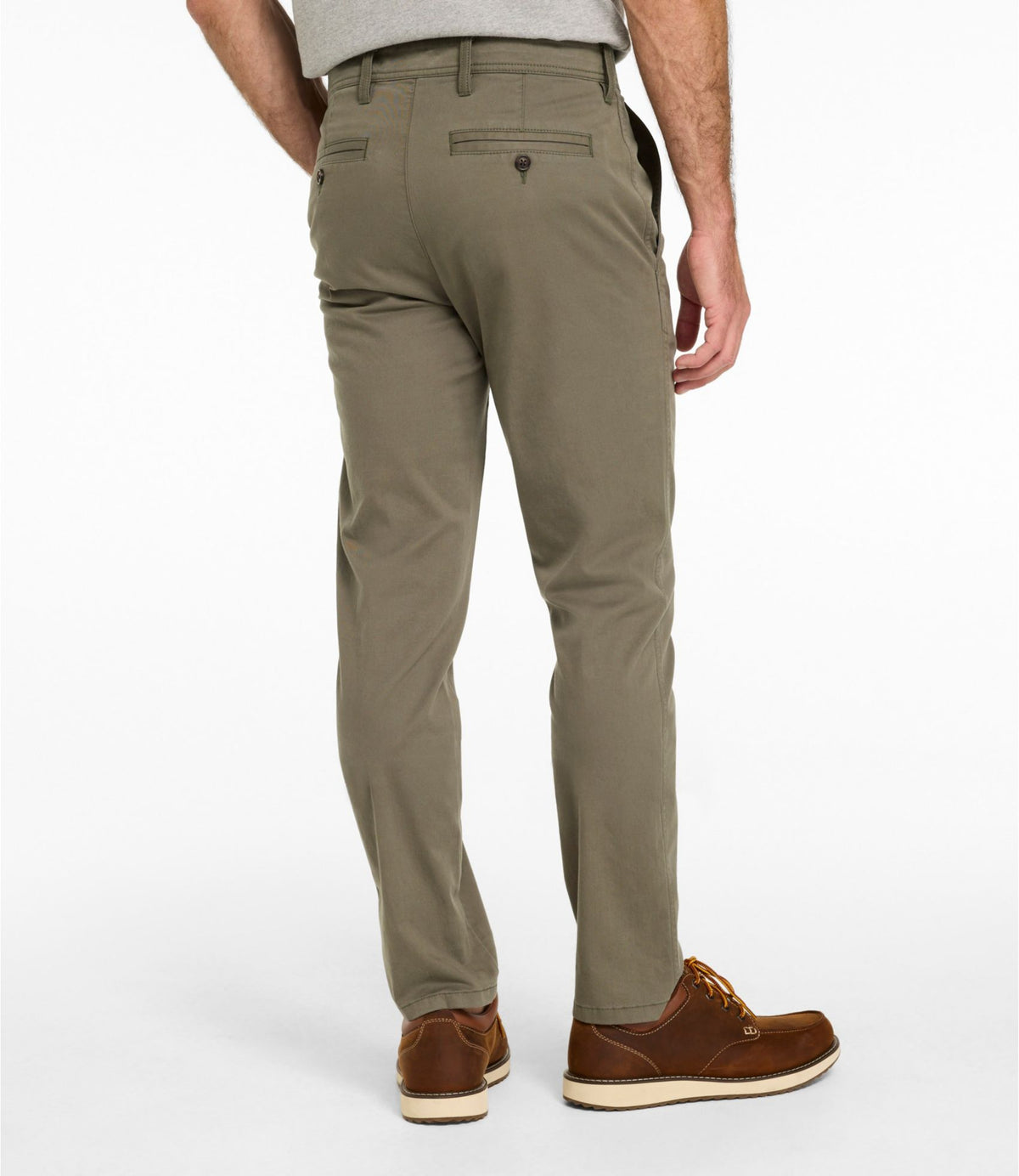 L.L.Bean Men's Sunwashed Khaki Pants, Slim Fit Carbon Navy