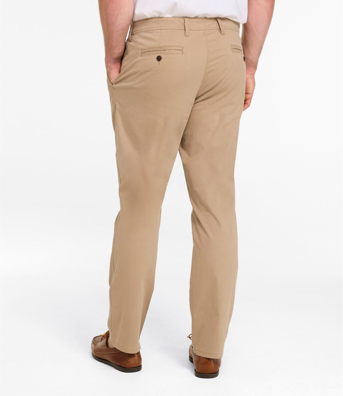 L.L.Bean Men's Sunwashed Khaki Pants, Slim Fit Carbon Navy