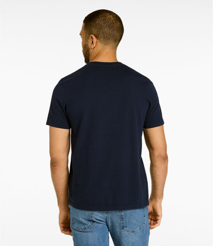 L.L.Bean Men's Mountain Classic Tee, Short-Sleeve Classic Navy