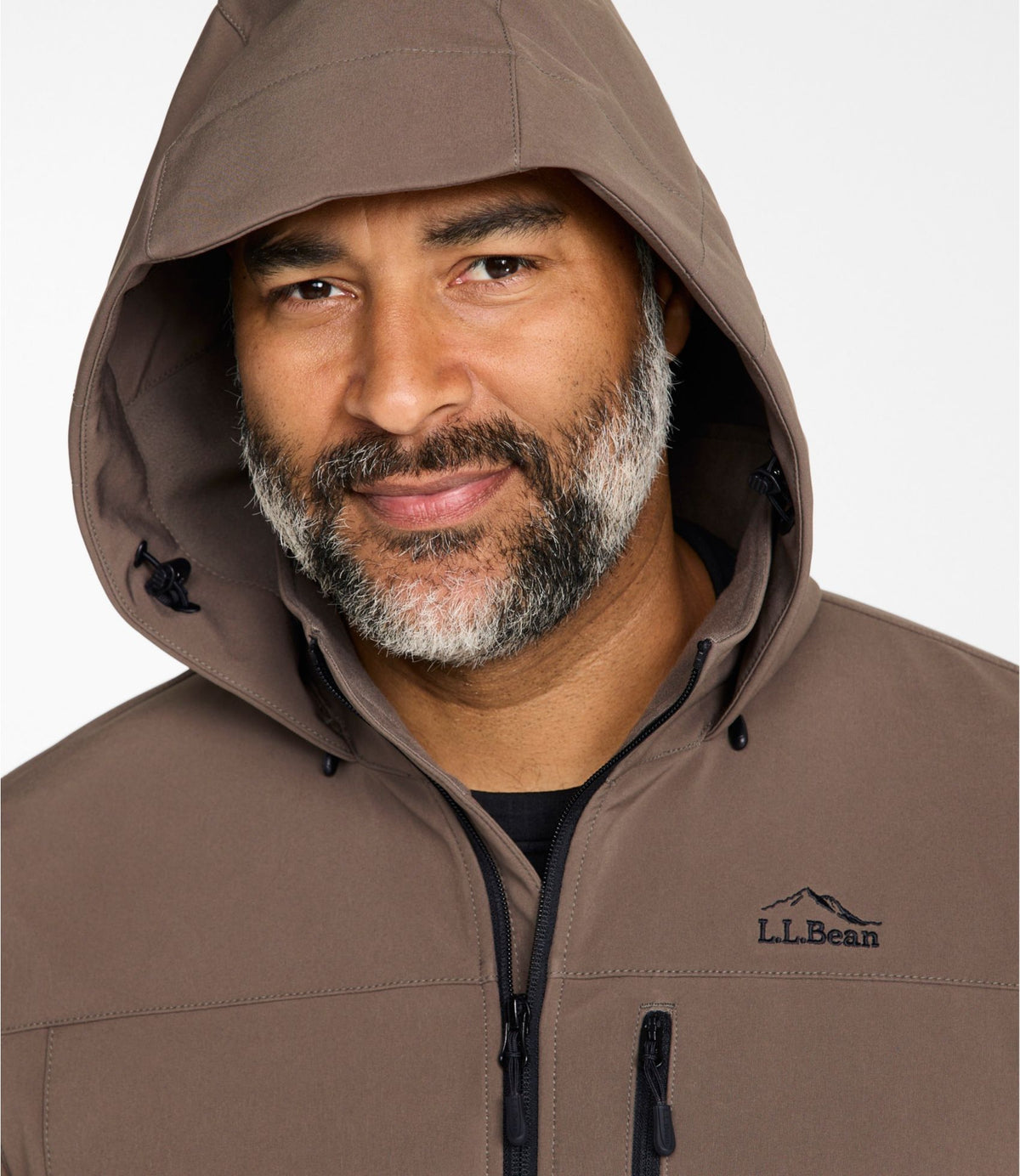 L.L.Bean Men's Hunter's Pathfinder Softshell Jacket Dark Cinder