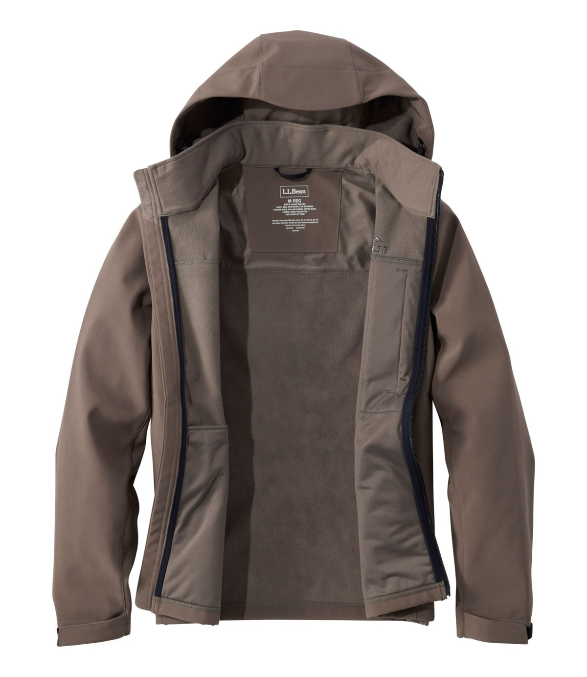 L.L.Bean Men's Hunter's Pathfinder Softshell Jacket Dark Cinder